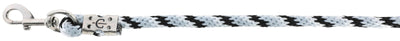 Corde de cou mustang mousqueton crochets argent-noir-blanc