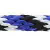 Mousqueton longe mustang bleu royal noir blanc