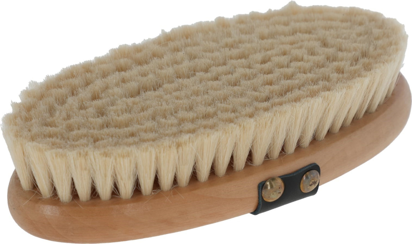 Brosse à cheval avec dos en bois