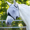 masque anti-mouches avec oreilles gris clair taille poulain