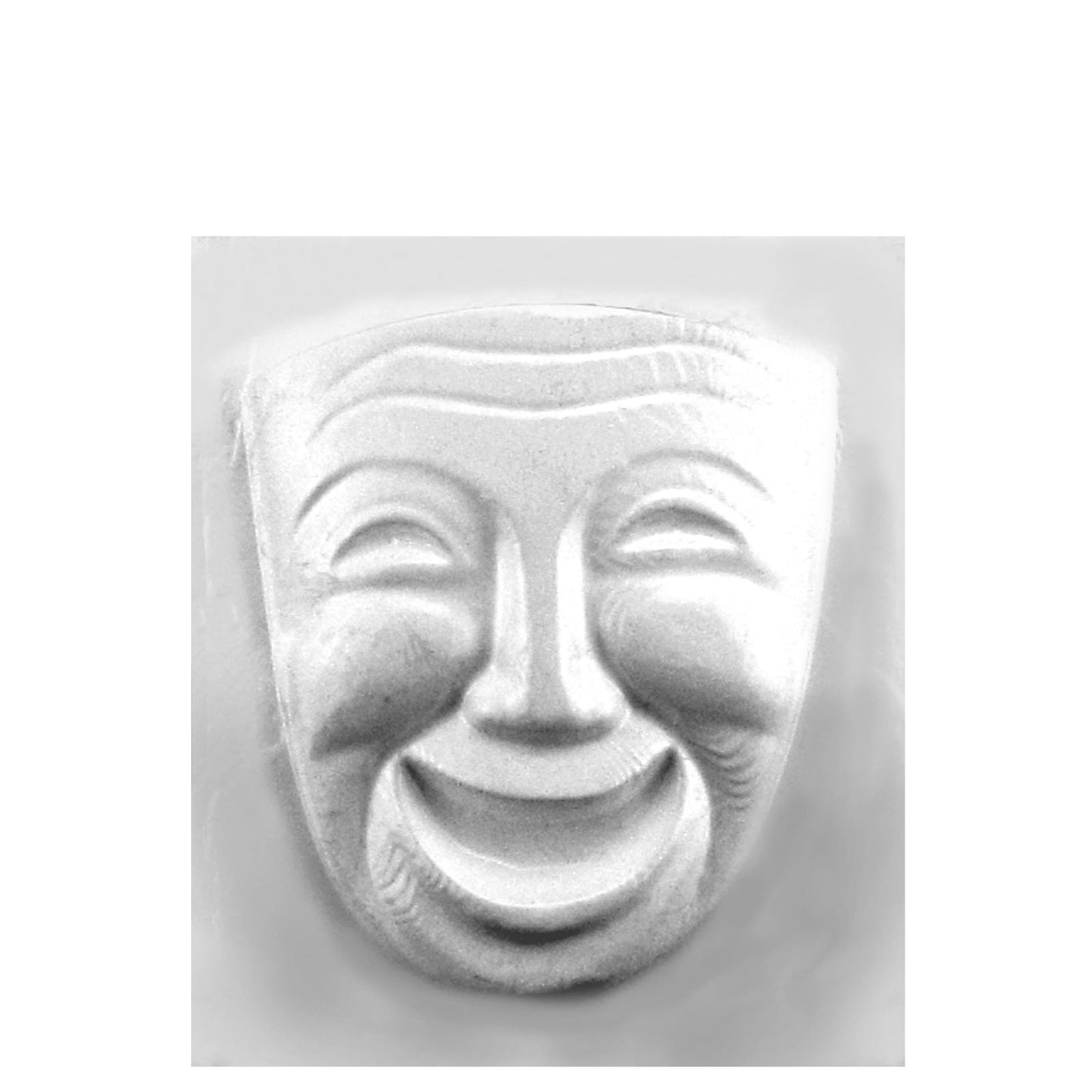 Vaessen creative • moule en plâtre masque souriant