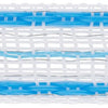 Ako Platinumline ruban d'avertissement 20 mm blanc-bleu 200 m