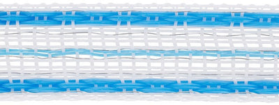 Ako Platinumline ruban d'avertissement 20 mm blanc-bleu 200 m
