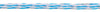 Fil électrique Ako Platinumline Litz blanc bleu 1000m