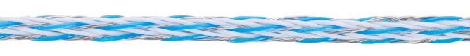 Fil électrique Ako Platinumline Litz blanc bleu 1000m