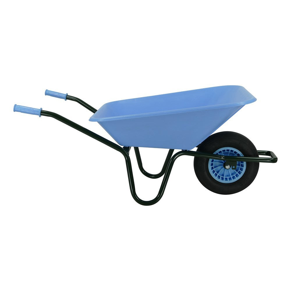 Brouette de jardin Fort 515 90 bleu bébé 2 plis