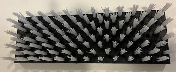 Brosse à mollets nylon blanc 6cm 45x15cm