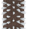 Produits brosse d'élevage nylon blanc 50x10cm