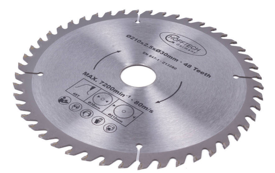 Lame de scie circulaire 210mm 48tds