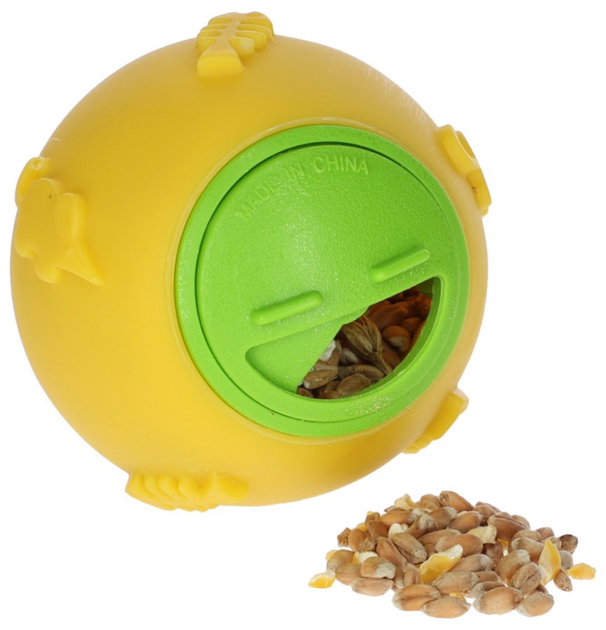 Balle snack pour poules %c3%b8 75 cm jaune