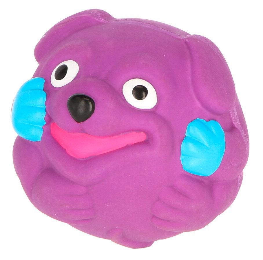 Chien en latex trié par couleur 9 cm
