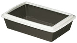 Bac à litière pour chat avec bord 51x35x13cm trié par couleur - afbeelding 2