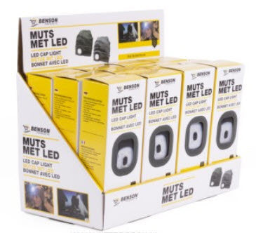 Produits bonnet commando tricoté couleur camouflage avec lampe LED