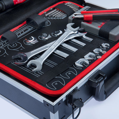 Mallette à outils Connex Mallette en aluminium de 100 pièces