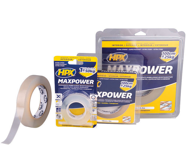 Hpx ht1902 maxpower ruban de montage 19mmx2m