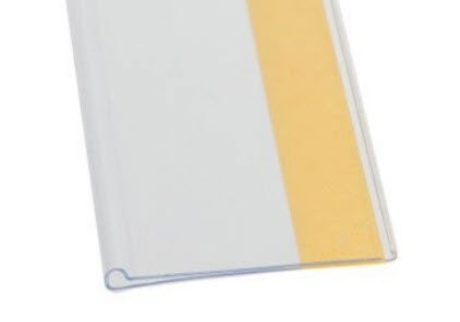 Bande de prix 988 x 38 mm modèle adhésif transparent