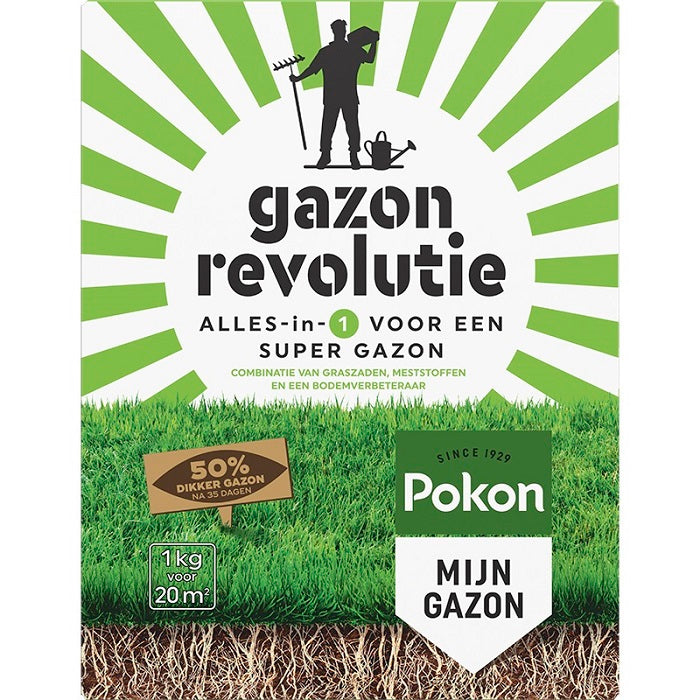 Pokon révolution de la pelouse 1kg