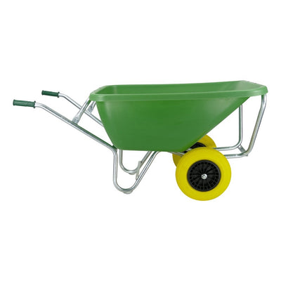Brouette Fort Products FS 200L verte livrée avec 2 roues NML