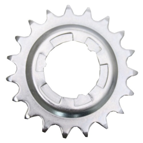 Pignon Shimano 19T moyeu interne argenté