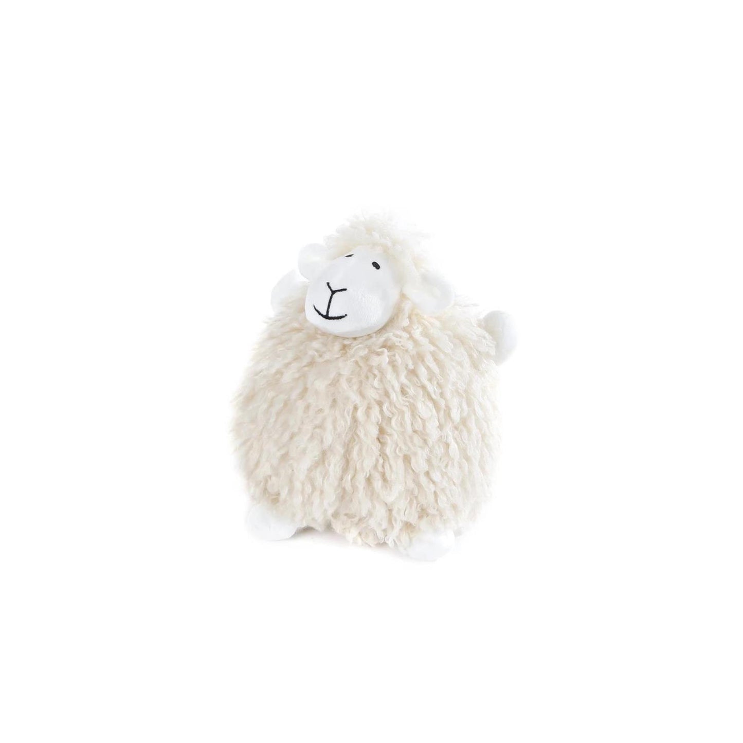 Mouton de porte-avions au bord du tissu blanc