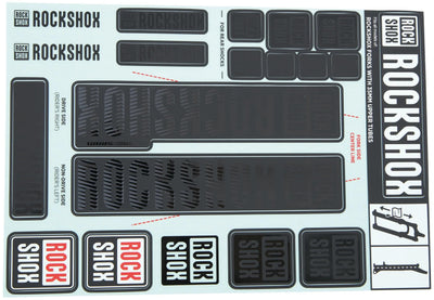 Decal rockshox set Stealth