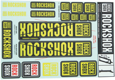 Secal Rockshox Set Yellow