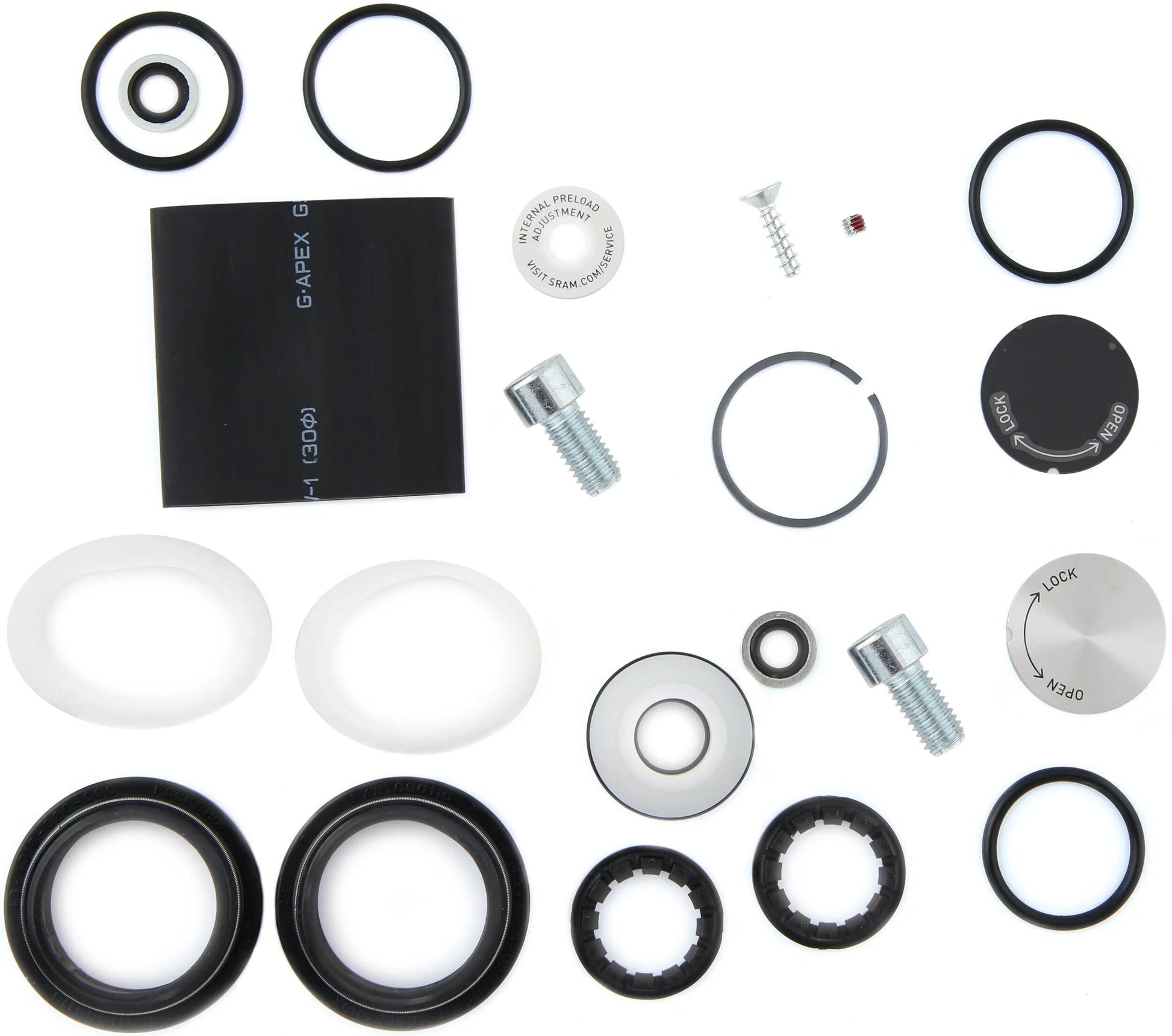 Kit de service complet Rockshox Rocksh. Printemps en acier paragon