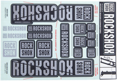 Décalage de rockshox gris