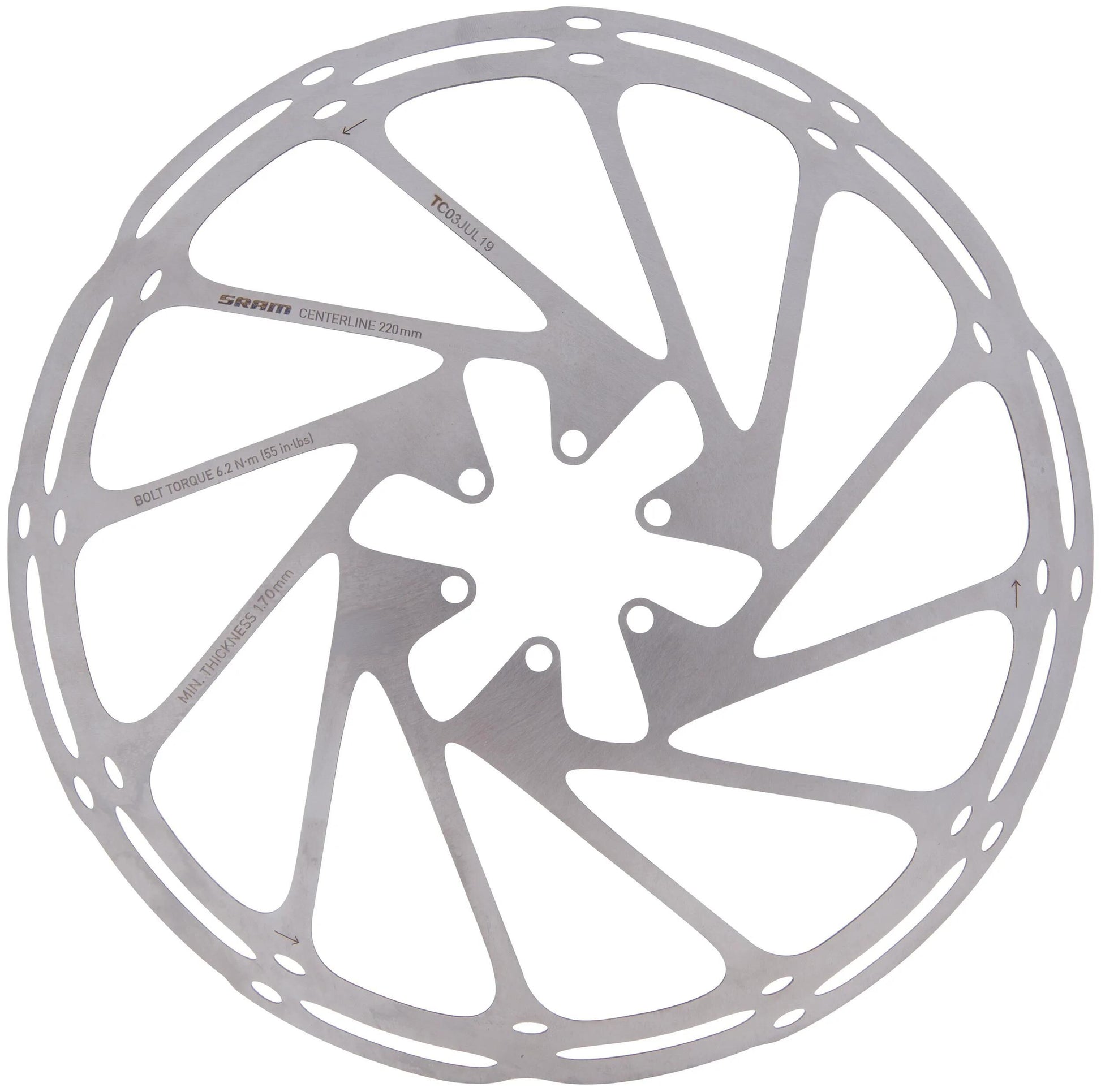 SRAM Rotor Ceterline 220 mm