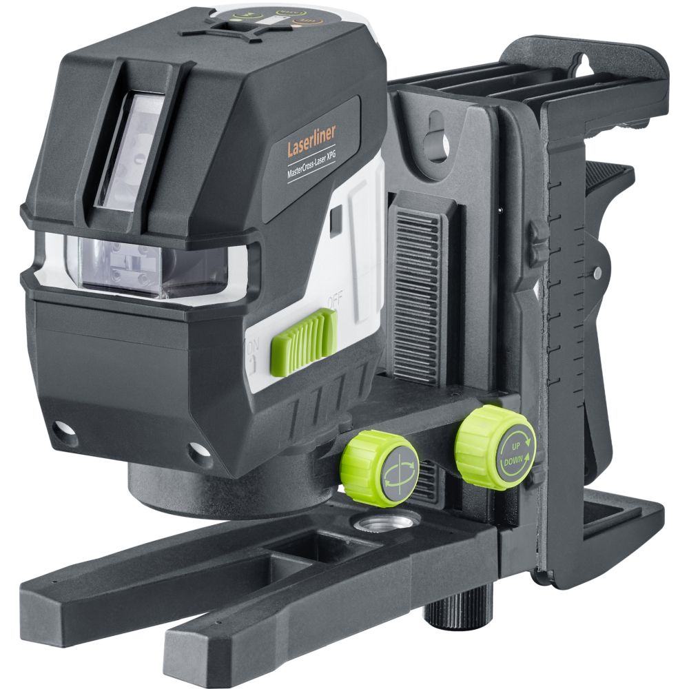 Laserliner mastercross xpg pro laser à lignes croisées | 2 x lithium en boîte en L - 031 430 l