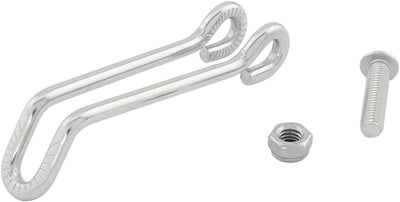 Busch Muller Headlight Crochet en argent en acier inoxydable 60 mm