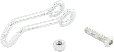 Busch Muller Headlight Crochet en argent en acier inoxydable moyen 45 18 mm
