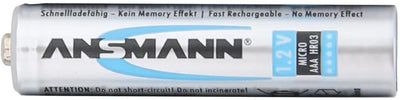 Batteries Ansmann Nimh Battery Micro AAA 800 mAh 4 pièces