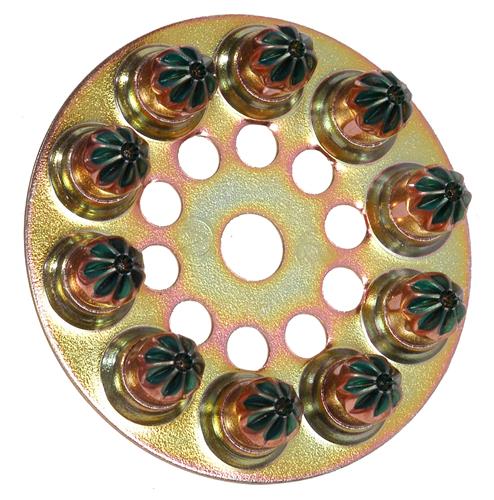 Motif de broche vert 6.3 10 p 100