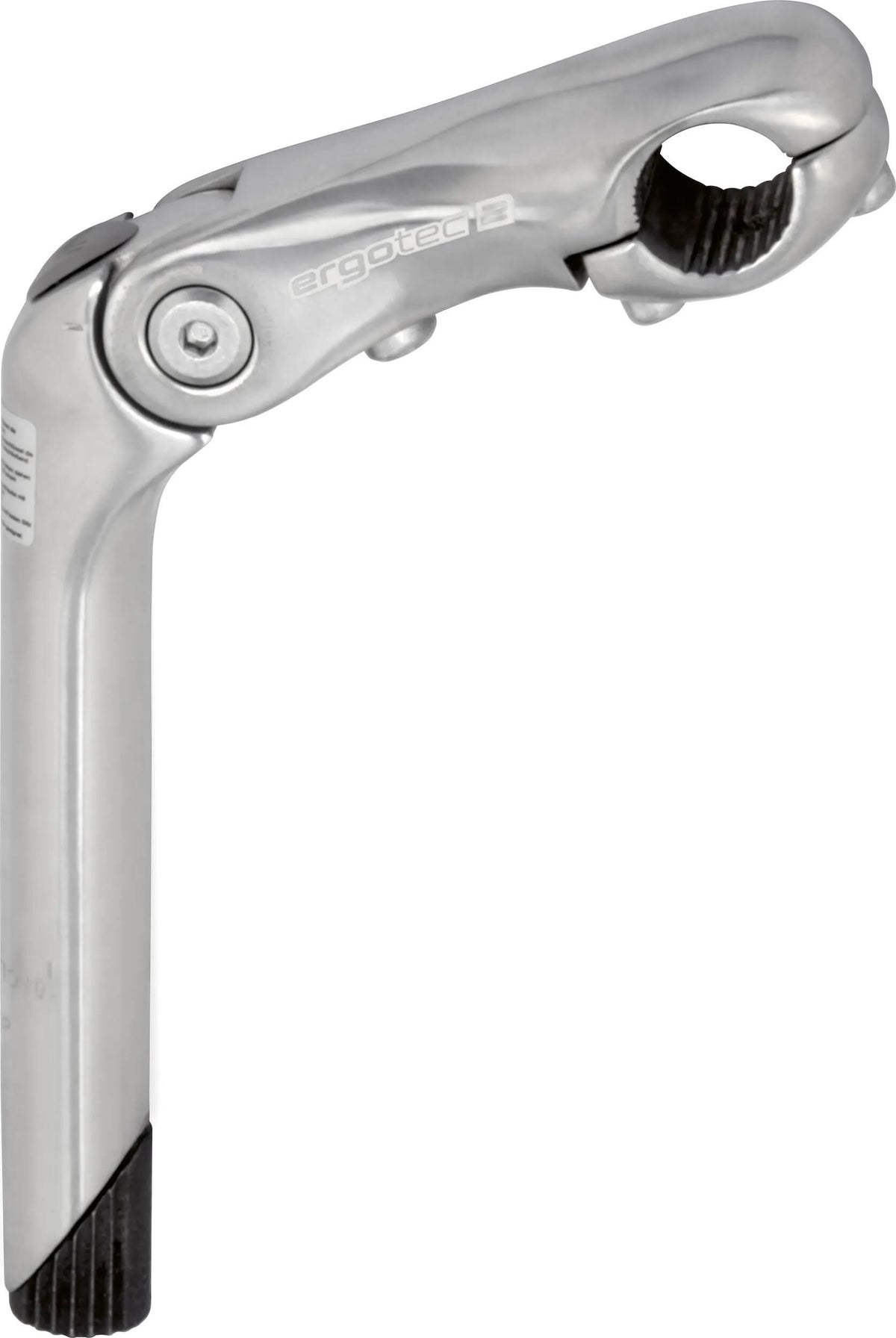 Ergotec Voice Cobra 25,4 mm 90 180 mm argent Alu