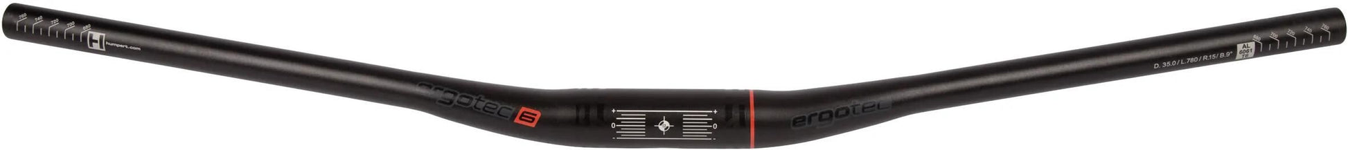 Guidon Ergotec Low Riser Ray ø35.0x780 noir