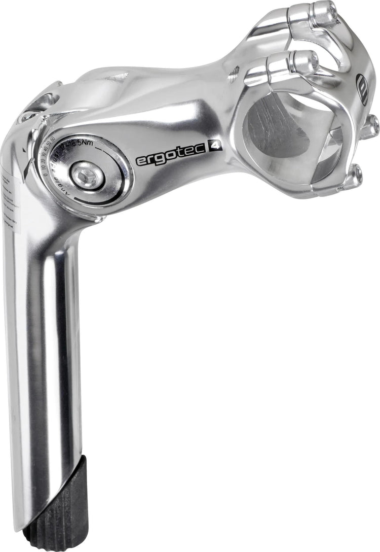 Octopus de tige ergotec 2 réglable 25,4 mm 90 mm argent