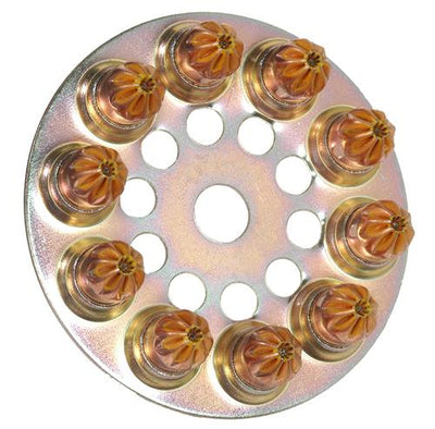 Motif de broche jaune 6.3 10 p 100