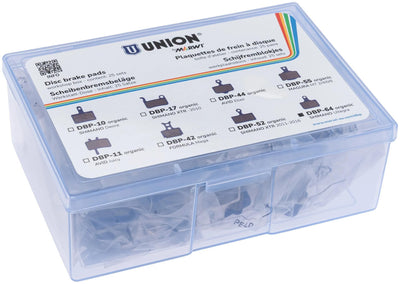 Marwi union jeu de plaquettes de frein à disque dbp-65e e-bike kevlar organique (25pr)
