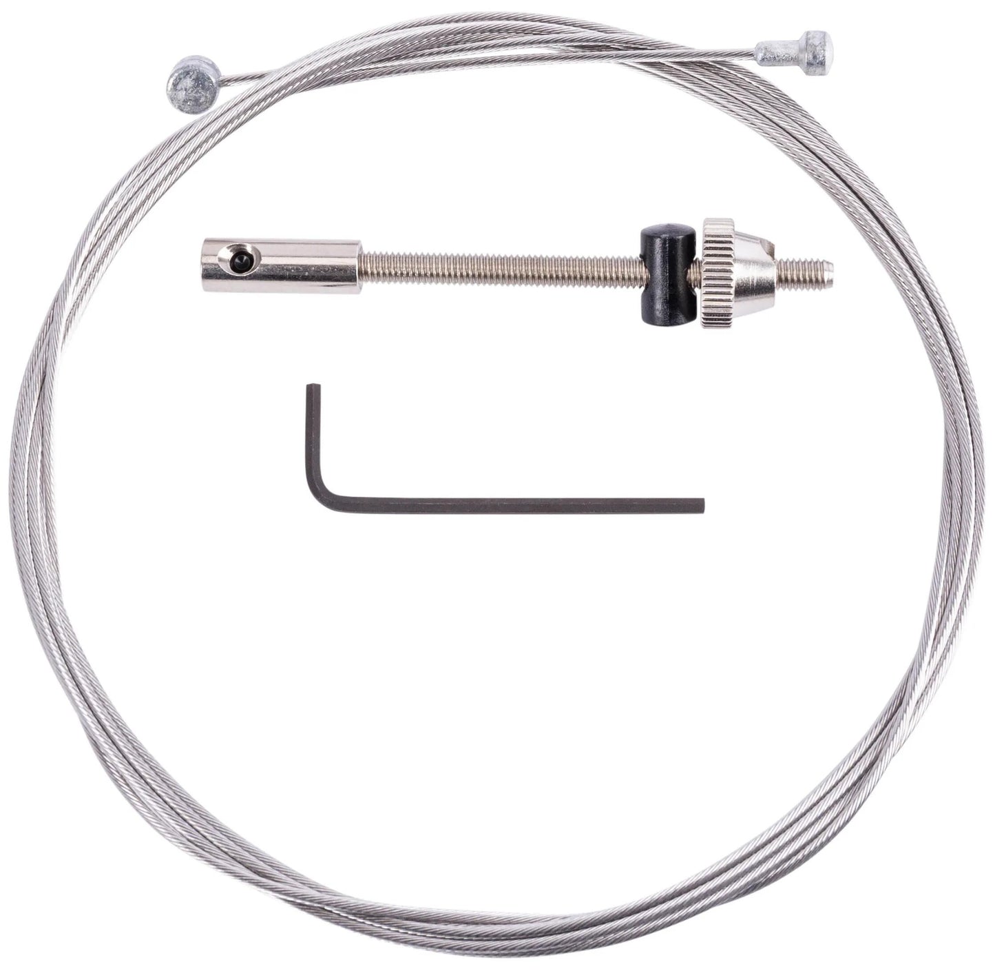 câble intérieur frein à tambour + extrémité vissée 225 cm