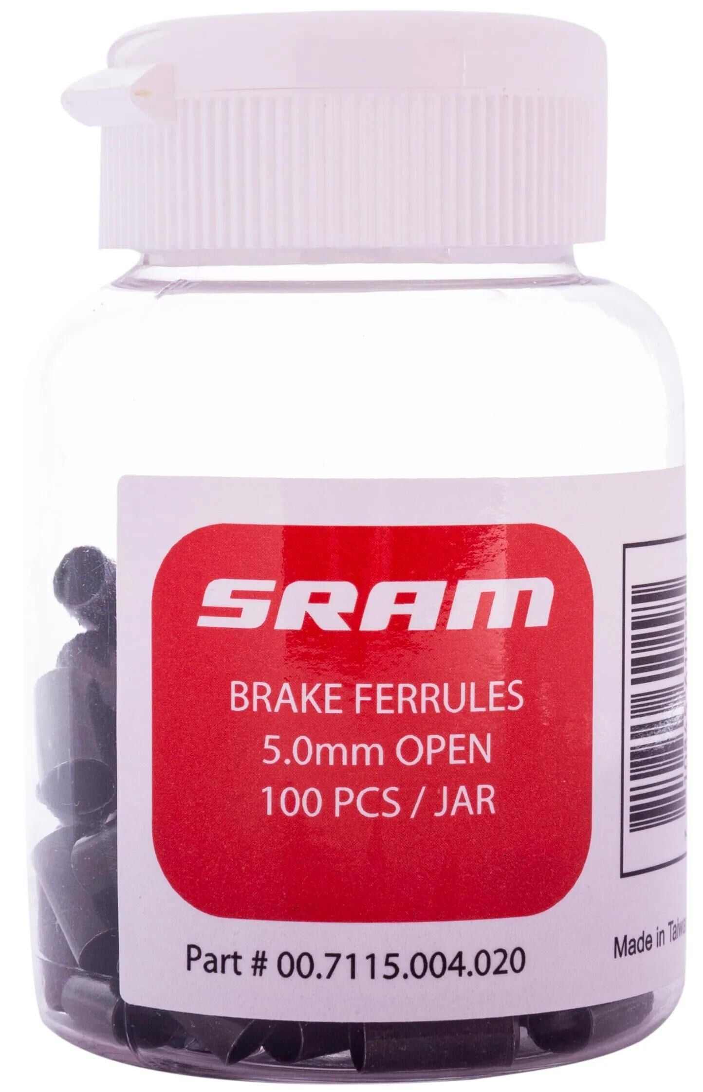 COUVERTURE DE CABLE SRAM 5 mm 100 Piest. Noir