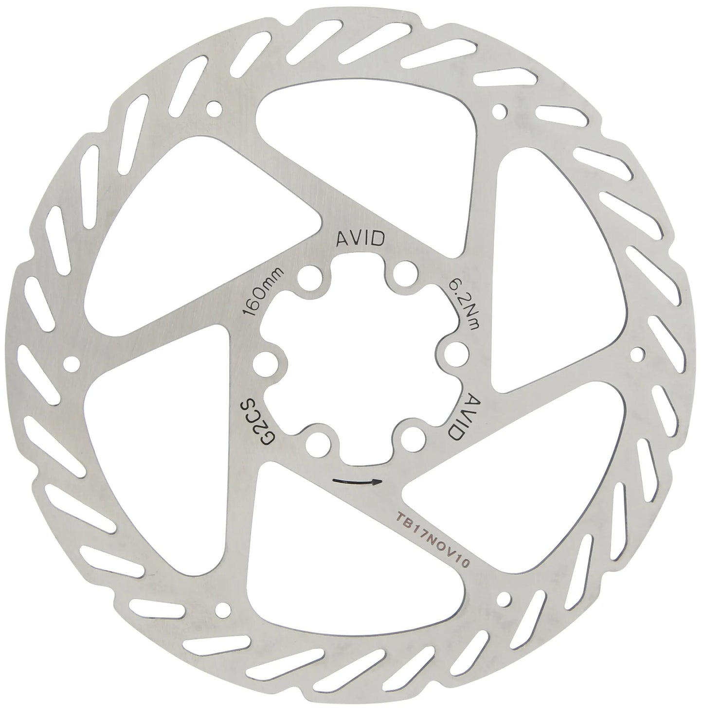 SRAM ROTOR AVID G2 CLEAR STAYE 160 mm