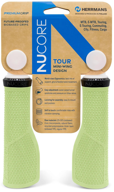 Herrmans nucore tour poignée poignée herramns nucore tour 130mm pointe menthe poivrée