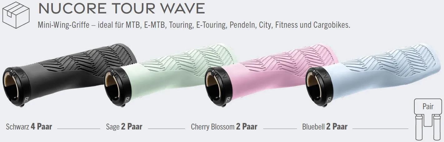 Herrmans nucore tour poignée poignées tour wave pack de démarrage