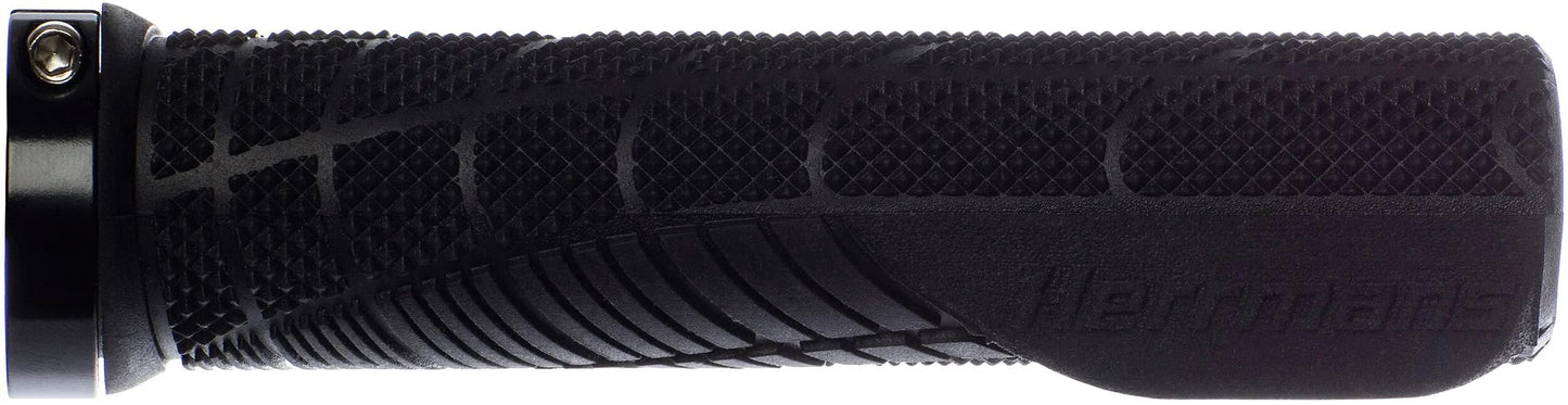 Herrmans poignées aileron de requin double densité grip aileron de requin double densité noir