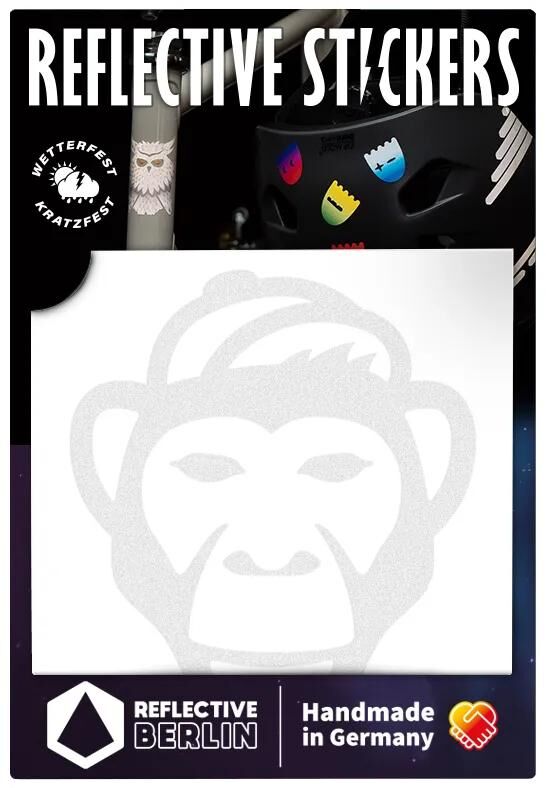 Reflective Berlin Ref.Sticker Ref.Berlin singe blanc
