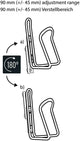 M-wave bot.cage adaptateur Ada Slide noir