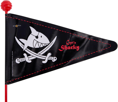 Bike Fashion Safety Flag Capt'n Sharky