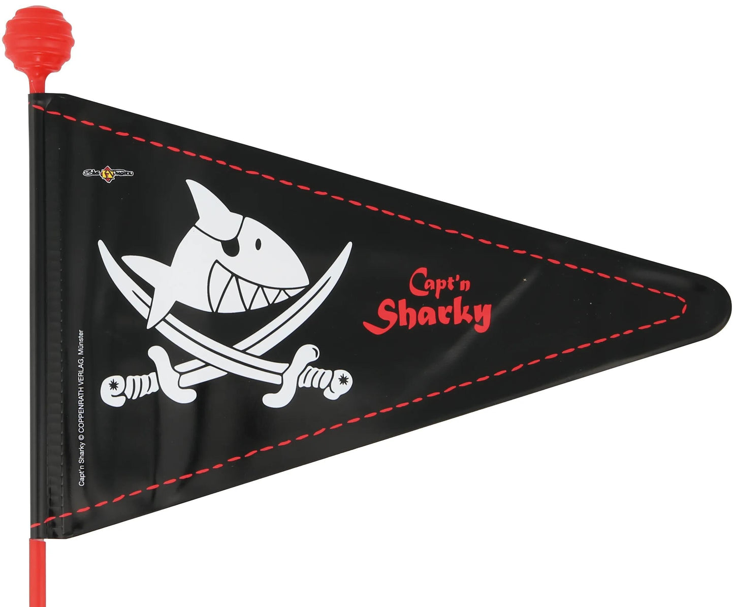 Bike Fashion Safety Flag 2-Split Caept'n Sharky