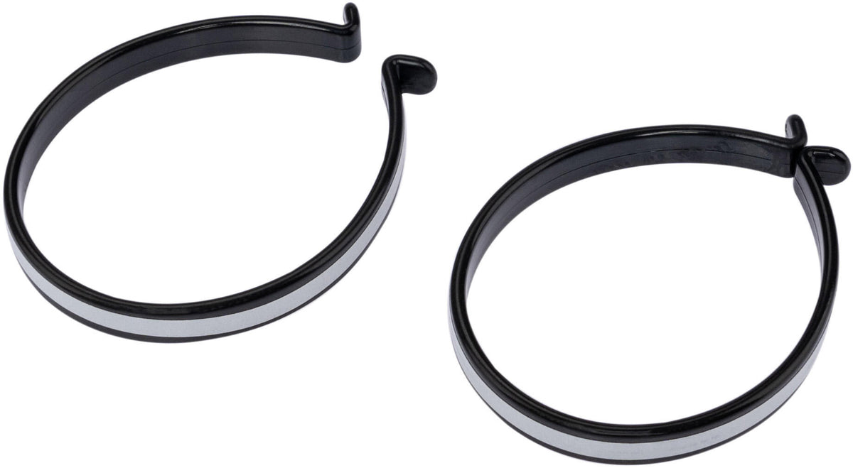 Contec pince à pantalon pince à épiler ct pince à pantalon paire w. bandes réfléchissantes, noires